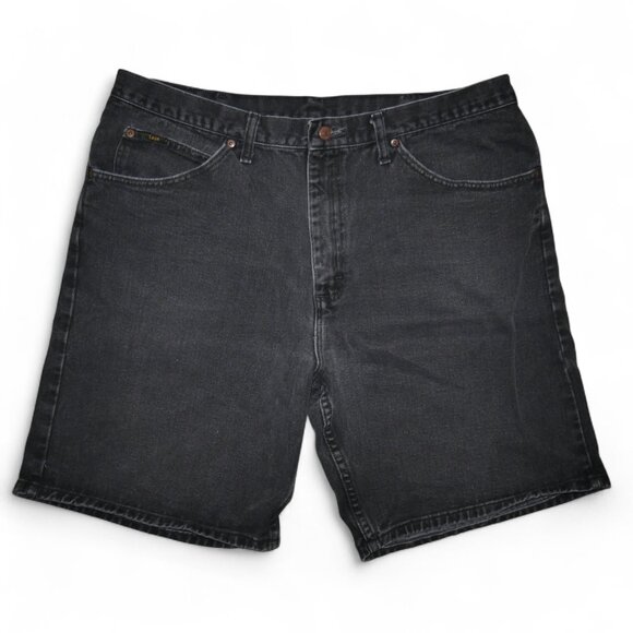 Vintage LEE Men’s Jean Shorts Tag Size 40 Actual 38 Denim Jorts Loose Fit Baggy - Picture 1 of 9